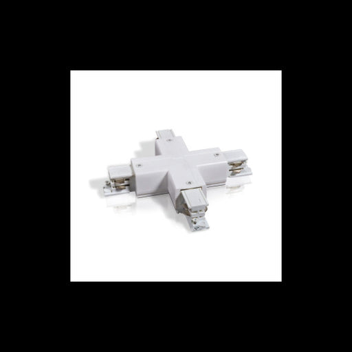 Buy Three Circuit Tracks & Accessories Australia STR Cross Shaped Connector For Three Circuit Track White