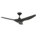 Buy DC Ceiling Fans With Light Australia Strike DC Ceiling Fan 48" Black LED Light ABS Polymer Blades - 60131