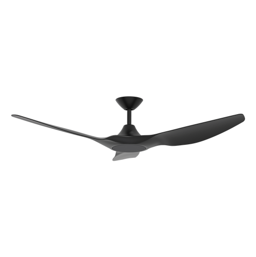 Buy DC Ceiling Fans With Light Australia Strike DC Ceiling Fan 60" Black LED Light ABS Polymer Blades - 60136