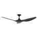 Buy DC Ceiling Fans With Light Australia Strike DC Ceiling Fan 60" Black LED Light ABS Polymer Blades - 60136