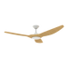Buy DC Ceiling Fans With Light Australia Strike DC Ceiling Fan 60" White LED Light Oak ABS Polymer Blades - 60138