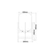 Buy Table Lamps Australia TANQUE White Metal & Frosted Glass Water Tank Shape Table Lamp - TANQUE1