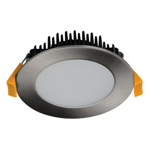 Buy Recessed Downlights Australia Tek Round Recessed Downlight 13W Satin Chrome Aluminium 3CCT - 20445