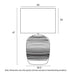 Buy Table Lamps Australia Dusty Table Lamp Grey Fabric / Ceramic - DUSTY TL-DGY