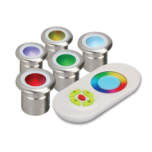 Buy Deck Lights Australia Vivid Deck Light Kit 12V Stainless Steel RGB - 21103