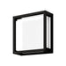 Buy Exterior Wall Lights Australia York Square Exterior Wall Light 12W Black Aluminium 5000K - 19655