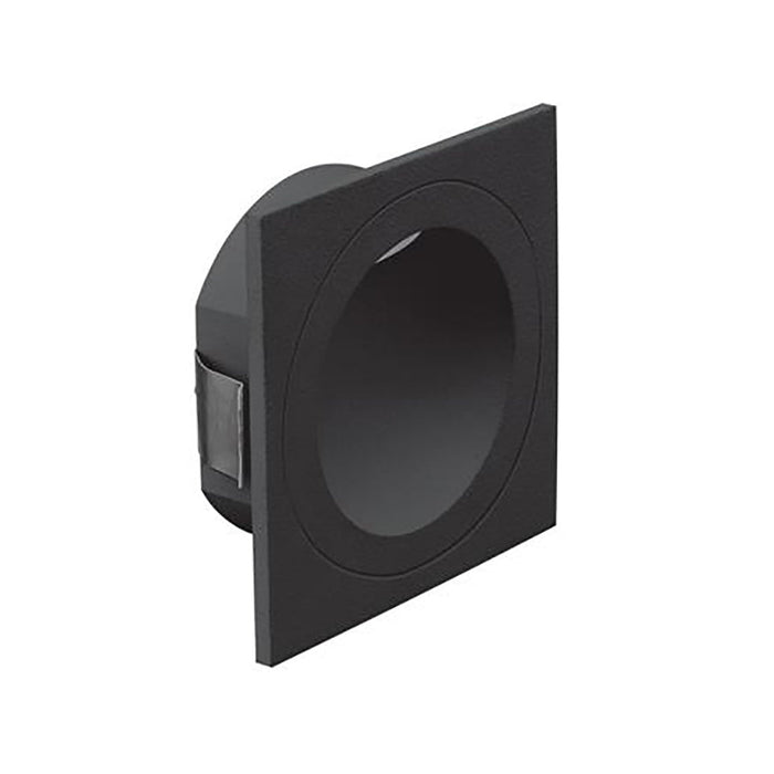 Buy Outdoor Step Lights Australia You Square Outdoor Step Light Black Aluminium 3000K - 19991