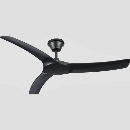 Buy DC Ceiling Fans Australia Aqua DC Ceiling Fan 52" Matt Black ABS Polymer Blade - AIP2662