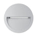 Buy Outdoor Step Lights Australia Zac Round Outdoor Step Light 12V Silver Aluminium 5000K - 19775