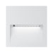 Buy Outdoor Step Lights Australia Zac Square Outdoor Step Light White Aluminium 3000K - 19741