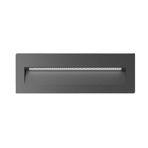 Buy Outdoor Step Lights Australia Zac Rectangular Outdoor Step Light Dark Grey Aluminium 3000K - 19762