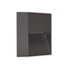 Buy Outdoor Step Lights Australia Zeke Square Outdoor Step Light 12V 4W Dark Grey Aluminium 5000K - 19851