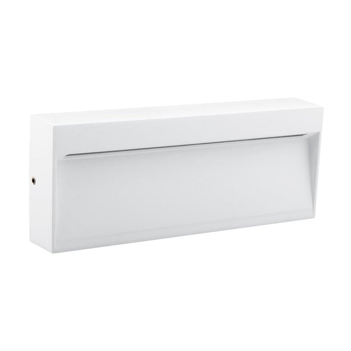 Buy Outdoor Step Lights Australia Zeke Rectangular Outdoor Step Light 12V 8W White Aluminium 5000K - 19861