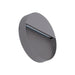 Buy Outdoor Step Lights Australia Zeke Round Outdoor Step Light 12V 9W Silver Aluminium 3000K - 19864