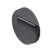 Buy Outdoor Step Lights Australia Zeke Round Outdoor Step Light Dark Grey Aluminium 5000K - 19489