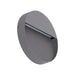 Buy Outdoor Step Lights Australia Zeke Round Outdoor Step Light Silver Aluminium 5000K - 19487