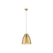 Buy Pendant Lights Australia Zoey Pendant Light W260mm Brushed Brass Metal - 31374