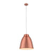 Buy Pendant Lights Australia Zoey Pendant Light W400mm Brushed Copper Metal - 31380